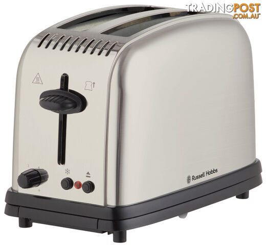 Russell Hobbs Classic 2 Slice Toaster - Brushed - RHT12BRU - Russell Hobbs - R-RHT12BRU