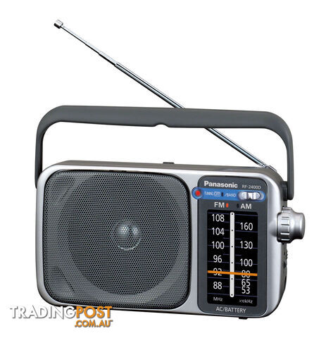 Panasonic Portable AM/FM Radio - RF-2400DGN-S - Panasonic - P-RF-2400DGN-S