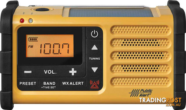 Sangean Solar Emergency Alert Radio - MMR-88 - Sangean - S-MMR88