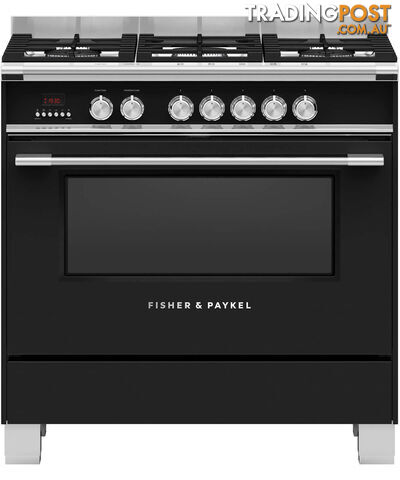 Fisher & Paykel 90cm Freestanding Dual Fuel Cooker - OR90SCG4B1 - Fisher & Paykel - F-OR90SCG4B1