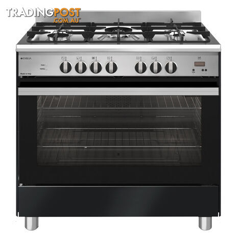 Emilia 90cm Dual Fuel Cooker - Black - EM965GEN - Emilia - E-EM965GEN