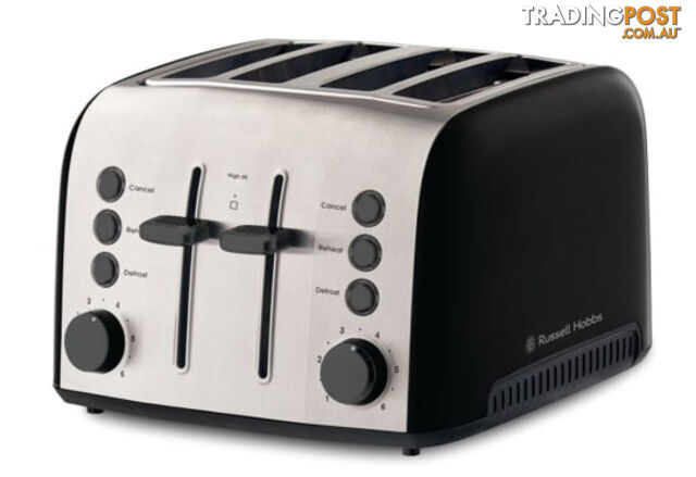 Russell Hobbs Brooklyn 4-slice Toaster - RHT94BLK - Russell Hobbs - R-RHT94BLK