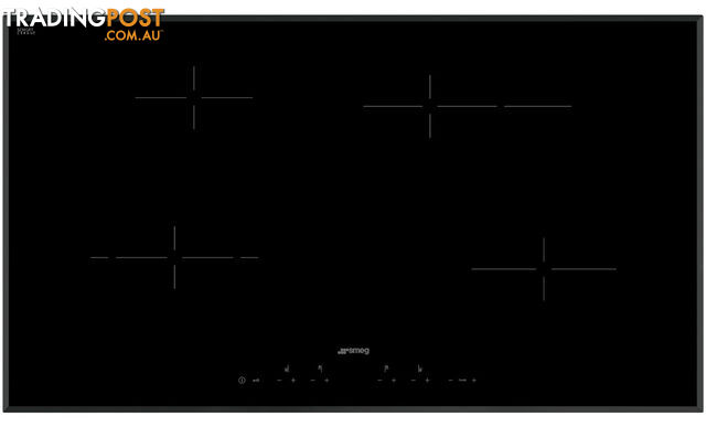 Smeg 90cm Ceramic Cooktop - SE394EMTBAU - Smeg - S-SE394EMTBAU