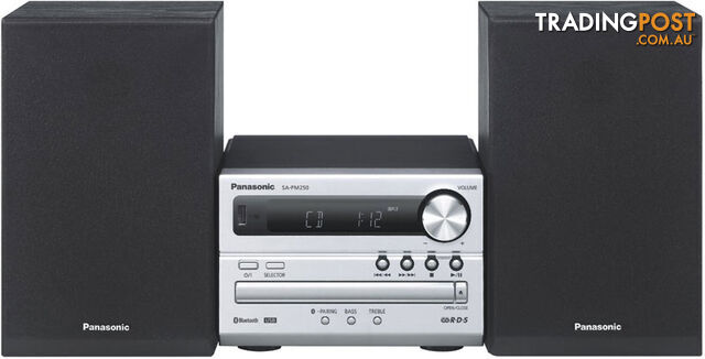 Panasonic CD Micro System - SC-PM250 - Panasonic - P-SC-PM250GN-S