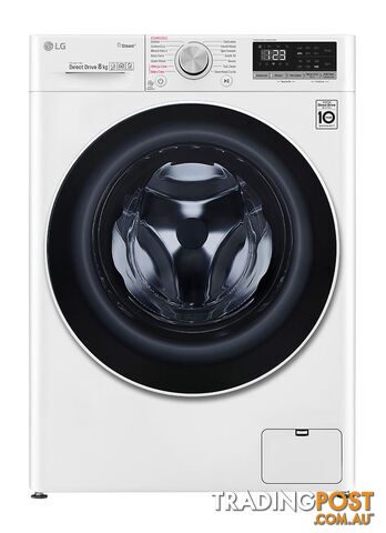 LG 8kg Front Load Washer - WV5-1408W - LG - L-WV5-1408W