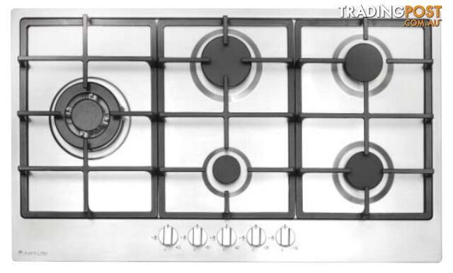 Artusi 90cm Gas Cooktop - CAGH95X - Artusi - A-CAGH95X