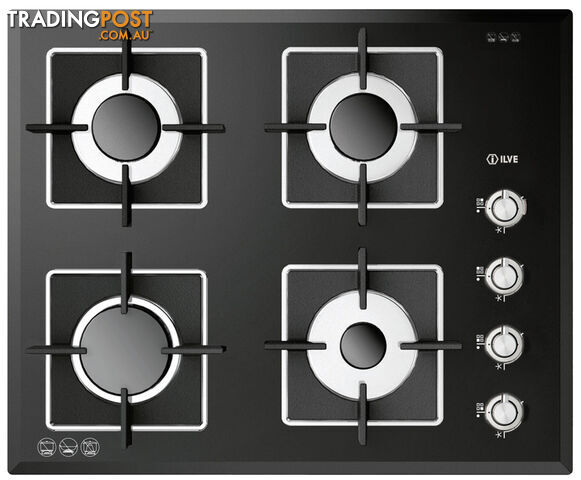 Ilve 60cm Gas Cooktop - ILBV604 - Ilve - I-ILBV604