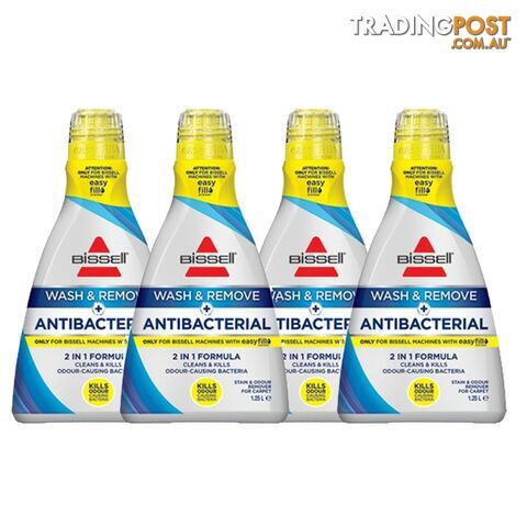 Bissell Wash & Remove + Antibacterial Formula Pack of 4 - 1898E-4 - Bissell - B-1898E-4-PACK