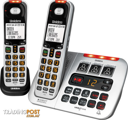 Uniden Sight & Sound Enhanced Cordless Phone - SSE45+1 - Uniden - U-SSE45+1