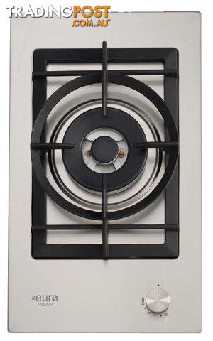 Euro Appliances 30cm Domino Gas Wok Cooktop - EMJG30WSX - Euro Appliances - E-EMJG30WSX