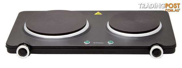 Westinghouse Double Electric Hotplate - WHEHP02K - Westinghouse - W-WHEHP02K