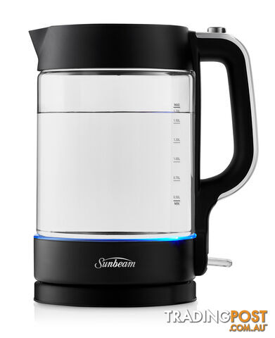 Sunbeam Black Classics Glass Kettle - KE6450K - Sunbeam - S-KE6450K