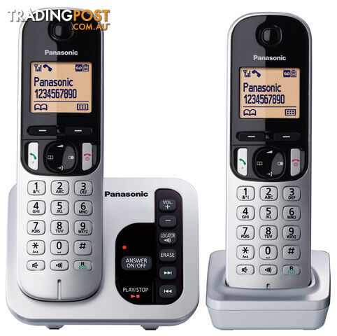 Panasonic DECT Cordless Phone System - KX-TGC222ALS - Panasonic - P-KX-TGC222ALS