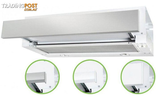 Robinhood 60cm Slideout Rangehood - RO61SS/WH/80 - Robinhood - R-RO61SS-WH-80