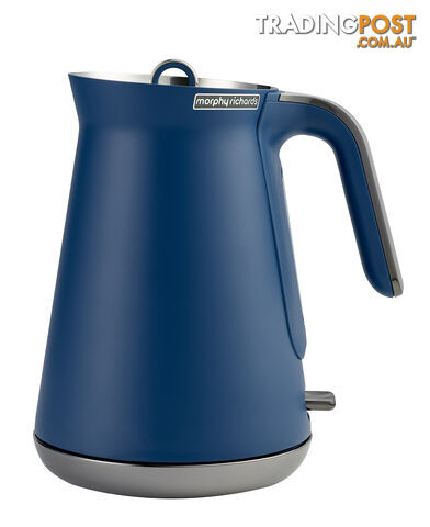 Morphy Richards Aspect Black Chrome Kettle - Deep Blue - 100022 - Morphy Richards - M-100022