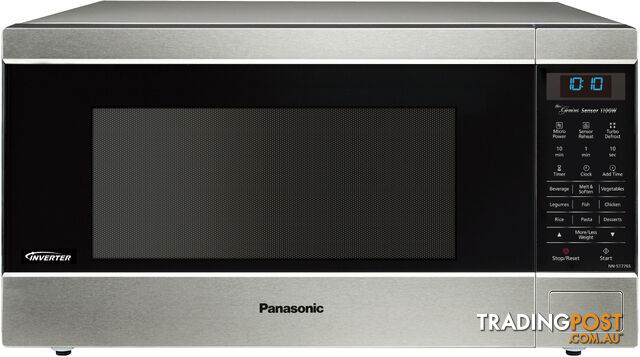 Panasonic 44L Stainless Steel Inverter Sensor Microwave - NN-ST776SQPQ -...