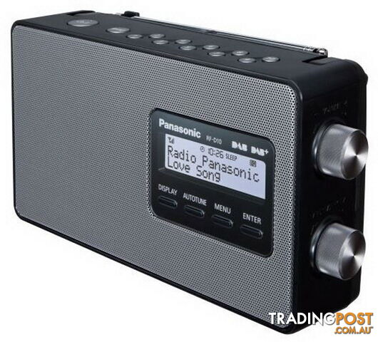 Panasonic Portable Digital Radio - RF-D10GN-K - Panasonic - P-RF-D10GN-K