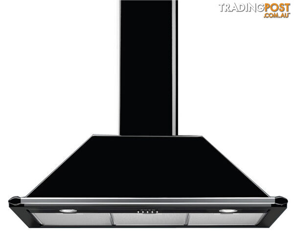 Smeg 110cm Wallmount Rangehood - KT110BLA - Smeg - S-KT110BLA