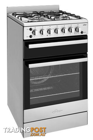 Chef 54cm Freestanding Gas Cooker - CFG517SBNG - Chef - C-CFG517SBNG