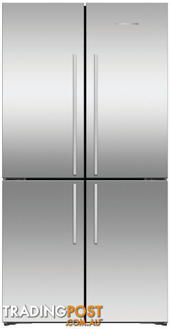 Fisher & Paykel 538L Quad Door Fridge - Stainless Steel - RF605QDVX2 - Fisher & Paykel - F-RF605QDVX2