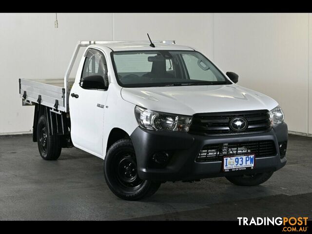 2019 TOYOTA HILUX WORKMATE 4X2 TGN121R CAB CHASSIS