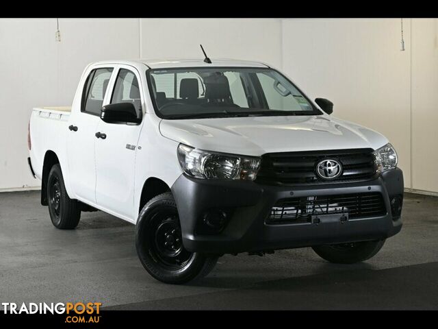 2018 TOYOTA HILUX WORKMATE DOUBLE CAB 4X2 TGN121R UTILITY