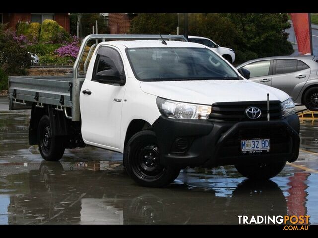 2018 TOYOTA HILUX WORKMATE 4X2 TGN121R CAB CHASSIS