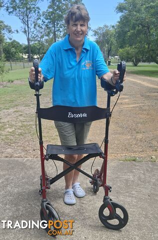 BVSOIVIA Aluminum Adjustable Upright Rollator