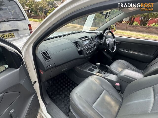 2012 TOYOTA HILUX WORKMATE TGN16R MY12 