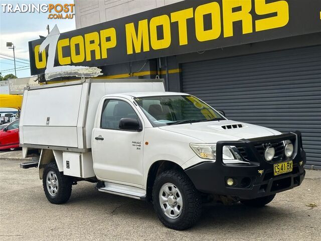 2012 TOYOTA HILUX SR 4X4 KUN26R MY12 CAB CHASSIS