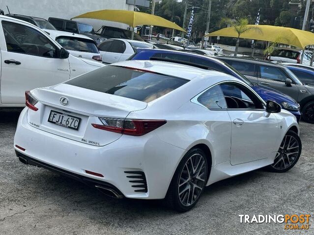 2017 LEXUS RC200T F SPORT ASC10R MY17 COUPE, 2 DOORS, 4 SEATS