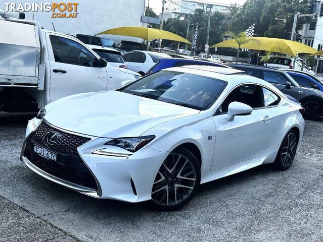 2017 LEXUS RC200T F SPORT ASC10R MY17 COUPE, 2 DOORS, 4 SEATS