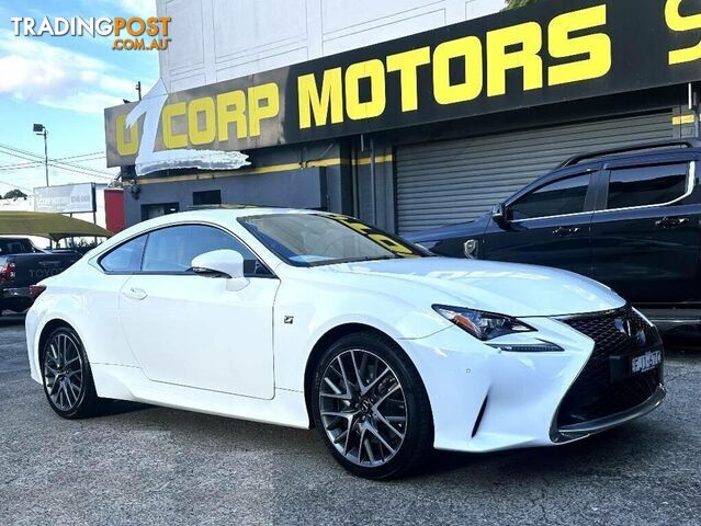 2017 LEXUS RC200T F SPORT ASC10R MY17 COUPE, 2 DOORS, 4 SEATS