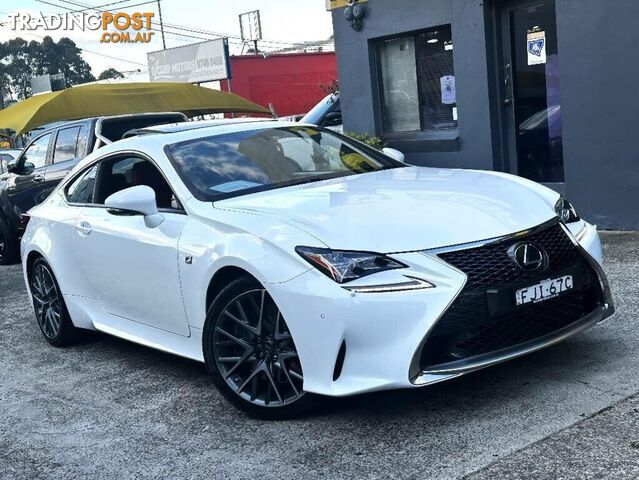 2017 LEXUS RC200T F SPORT ASC10R MY17 COUPE, 2 DOORS, 4 SEATS