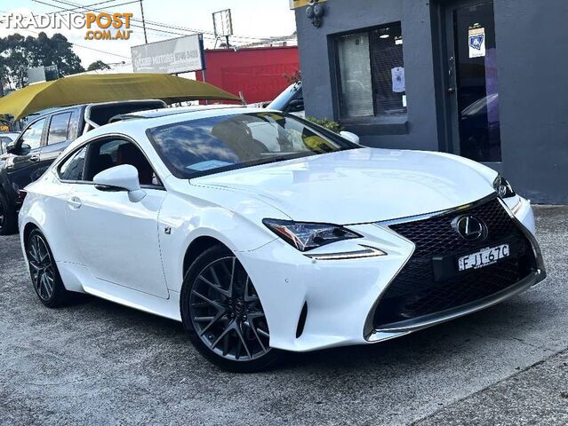 2017 LEXUS RC200T F SPORT ASC10R MY17 COUPE