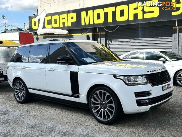 2014 LAND ROVER RANGE ROVER AUTOBIOGRAPHY SDV8 LWB LG MY15 SUV, 4 DOORS, 5 SEATS