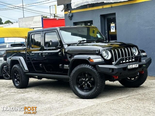 2020 JEEP GLADIATOR OVERLAND (4X4) JT MY20 UTE TRAY, 4 DOORS, 5 SEATS