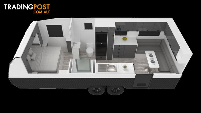 CLUB CX22 TANDEM AXLE CARAVAN