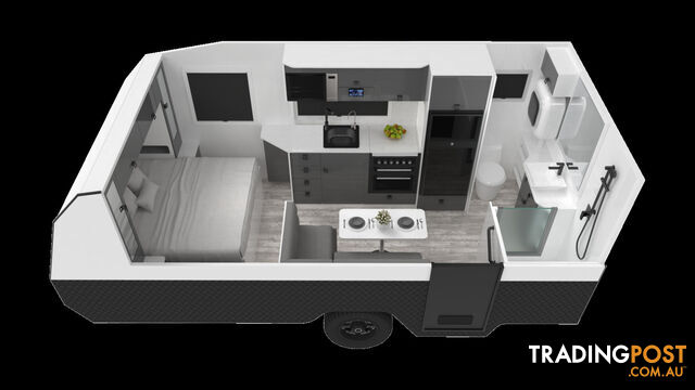 X-FACTOR OFF ROAD 176 SINGLE AXLE CARAVAN