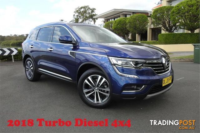 2018 RENAULT KOLEOS INTENSX TRONIC(4X4) HZGMY18UPDATE 4D WAGON