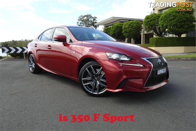 2014 LEXUS IS350 FSPORT GSE31R 4D SEDAN