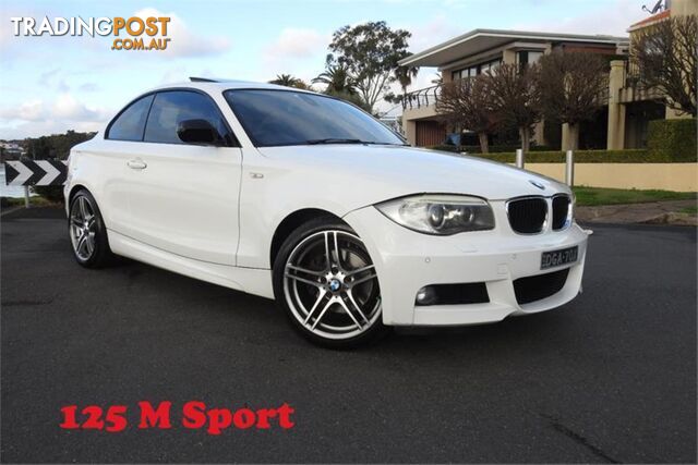 2013 BMW 1 25I E82MY12UPDATE 2D COUPE