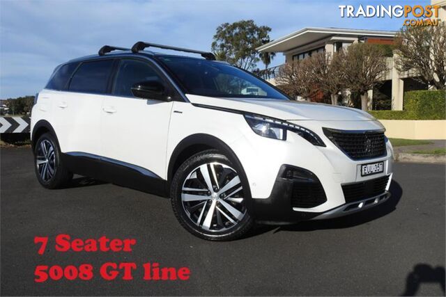 2018 PEUGEOT 5008 GTLINE P87MY18 4D WAGON