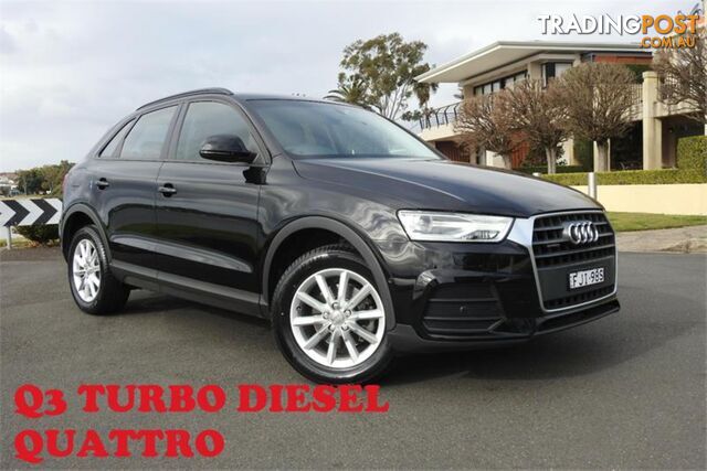 2017 AUDI Q3 2 0TDIQUATTRO(110KW) 8UMY17 4D WAGON