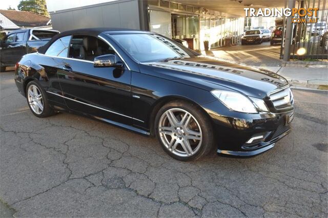 2010 MERCEDES-BENZ E250 CGIAVANTGARDE 207 2D CABRIOLET