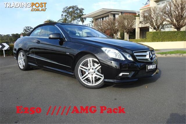 2010 MERCEDES-BENZ E250 CGIAVANTGARDE 207 2D CABRIOLET