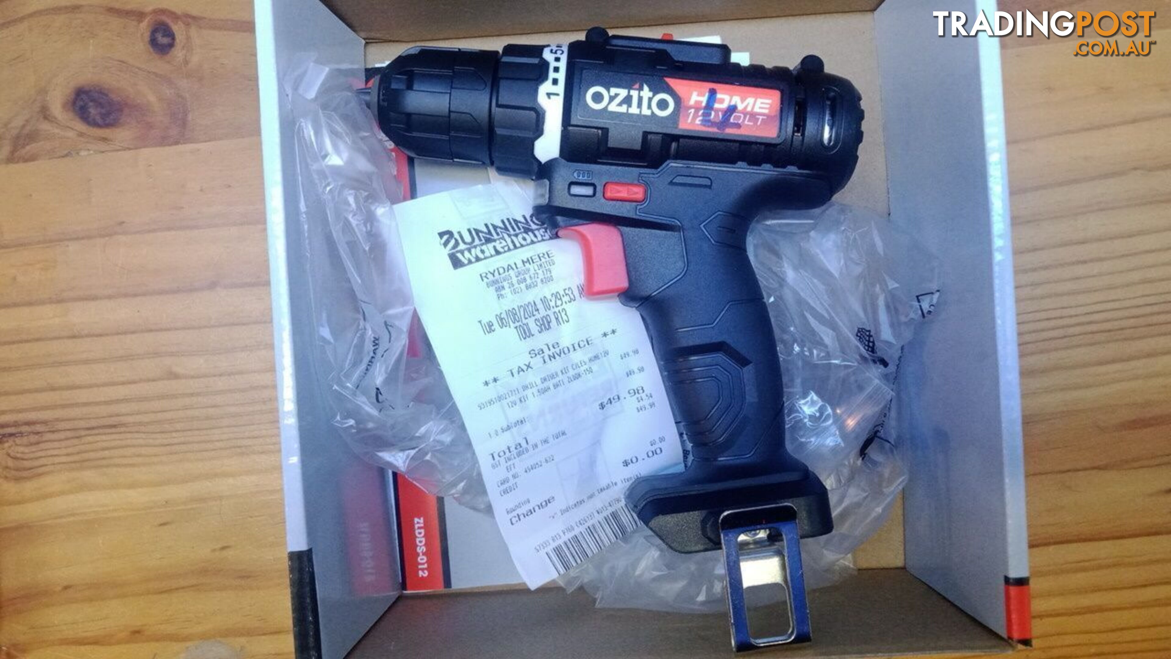 12 volt ozito drill driver kit