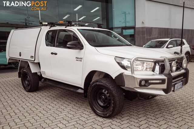 2019 TOYOTA HILUX SR GUN126R 4X4 DUAL RANGE EXTENDED CAB CAB CHASSIS
