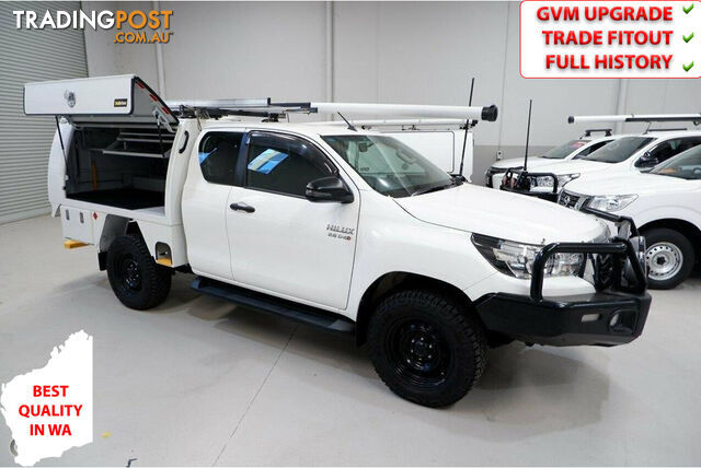 2018 TOYOTA HILUX SR EXTRA CAB GUN126R CAB CHASSIS