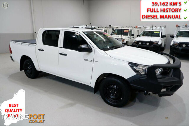 2019 TOYOTA HILUX WORKMATE DOUBLE CAB 4X2 GUN122R UTILITY